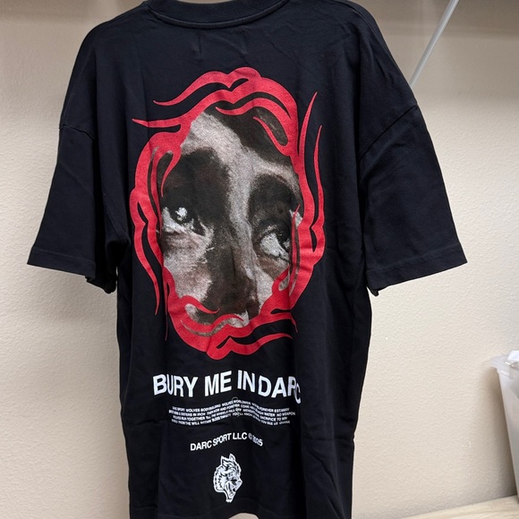 DARC SPORT THROUGH THE FLAME TEE BLACK - S - Picture 2 of 8